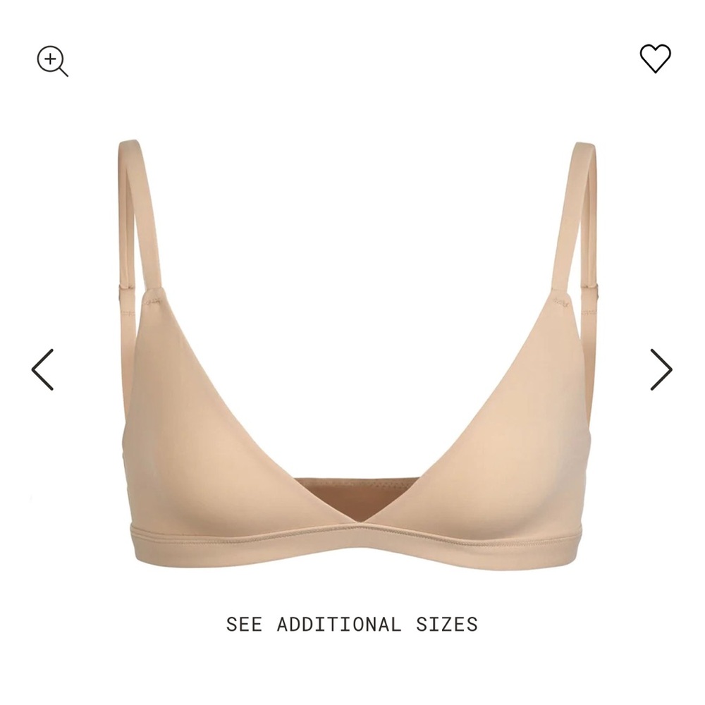 SKIMS Women's Tan triangle Bralette